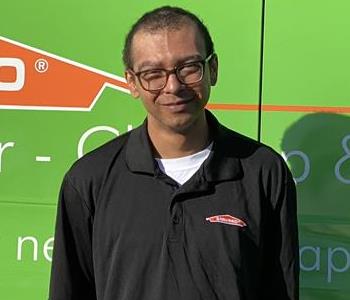 Jayvon Hall, team member at Servpro of Lake Forest South & Laguna Woods